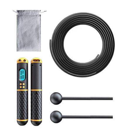 Precision Digital Counting Jump Rope: The Ultimate Indoor/Outdoor Fitness Tool - Adjustable Length and Calorie Tracking