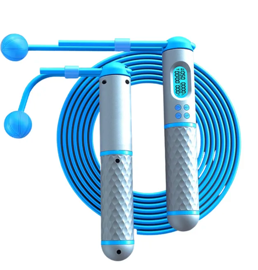 Precision Digital Counting Jump Rope: The Ultimate Indoor/Outdoor Fitness Tool - Adjustable Length and Calorie Tracking